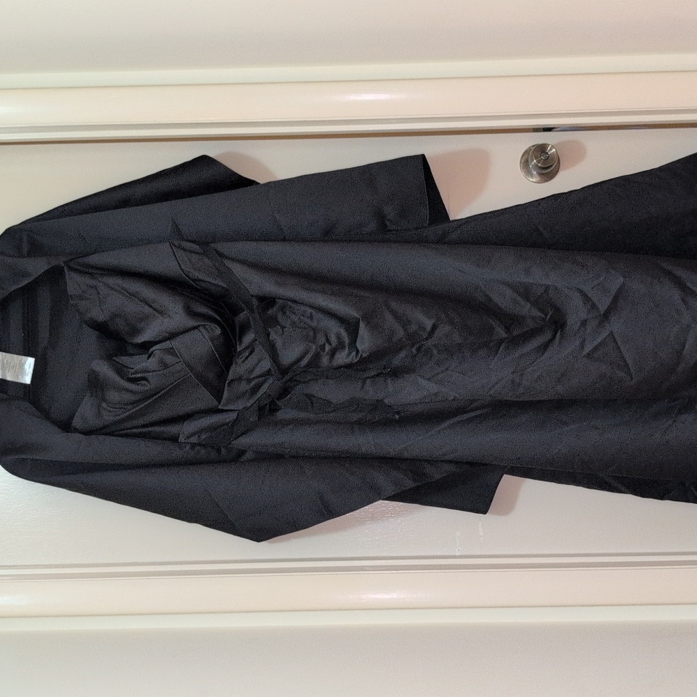 Like New Black Strapless Satin Bridal Dress